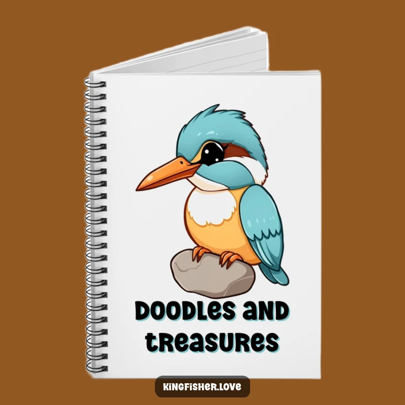 Funny Curious Kingfisher Notebook: Jot Down Finds with Humorous Insight